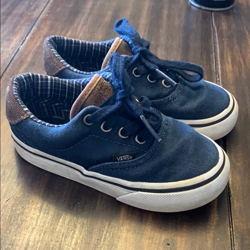 Size 7c navy blue vans